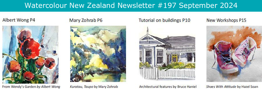 Watercolour New Zealand Newsletter